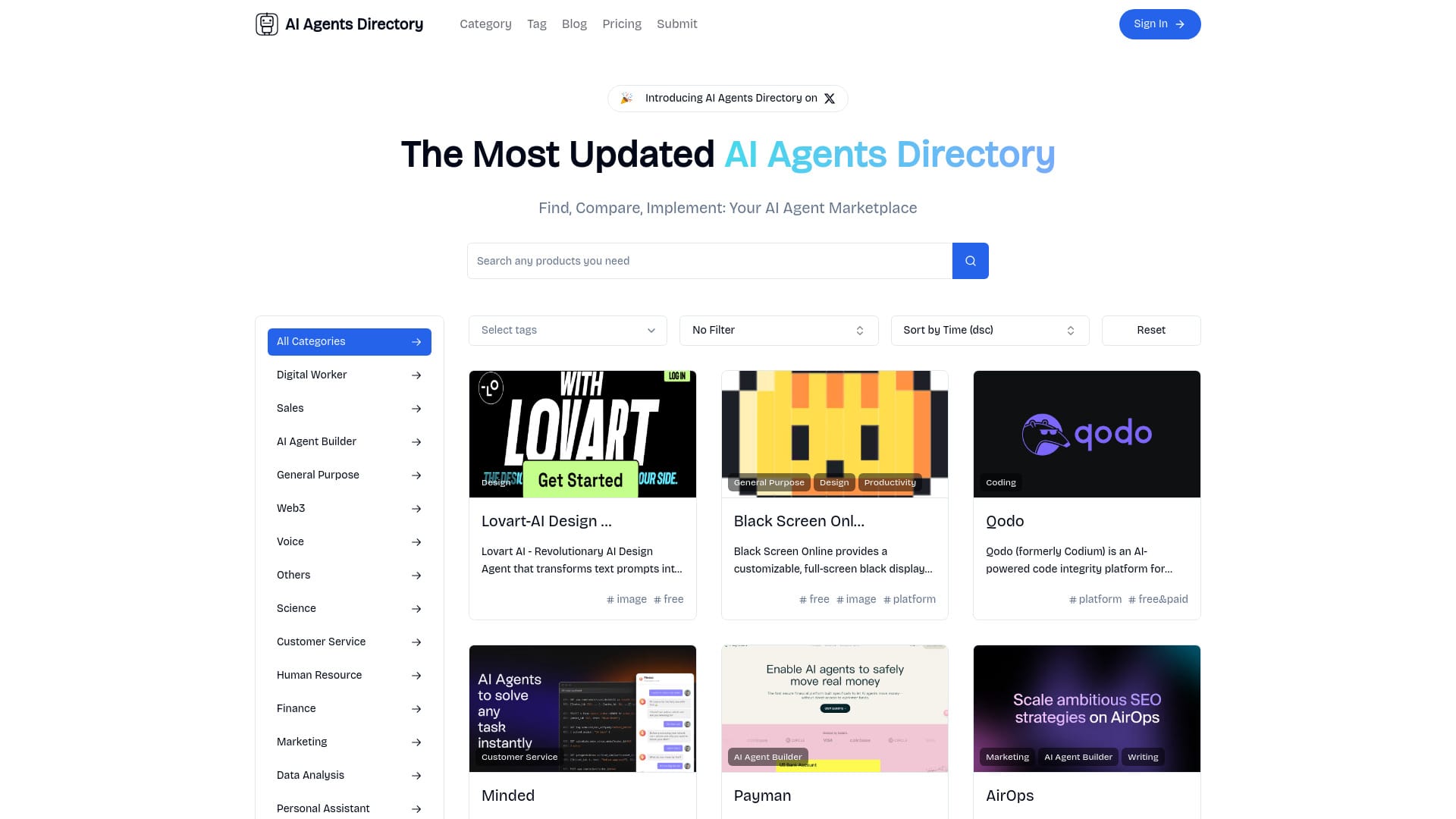 AI Agents Directory logo
