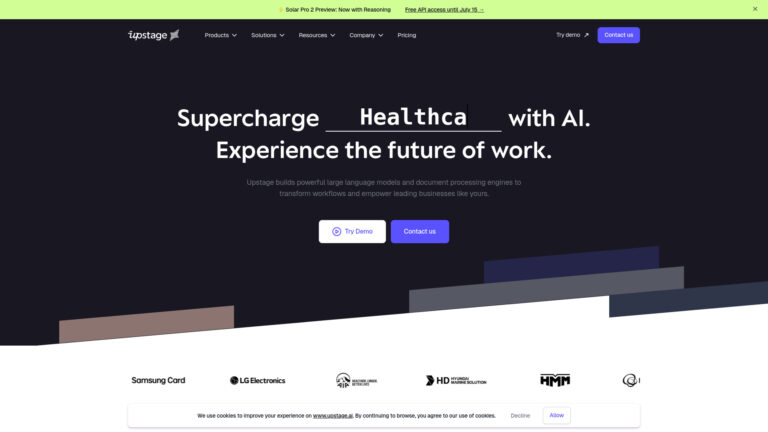 Trending Upstage AI AI Tool Review