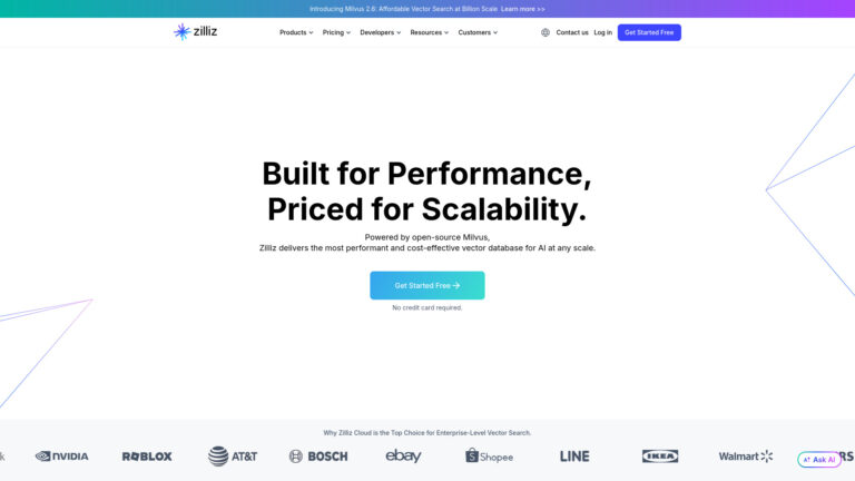 Free Zilliz AI Tool Review