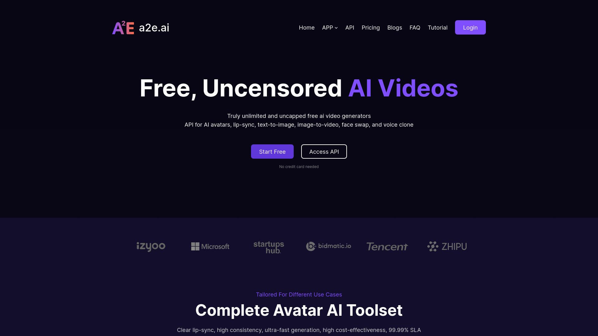 A2E Free and Uncensored AI Videos logo