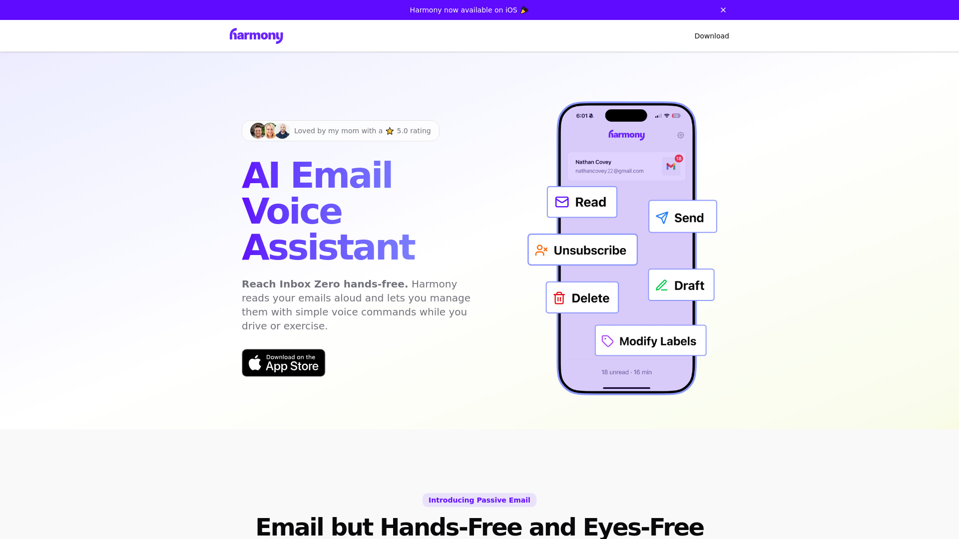 Harmony AI Email Assistant logo