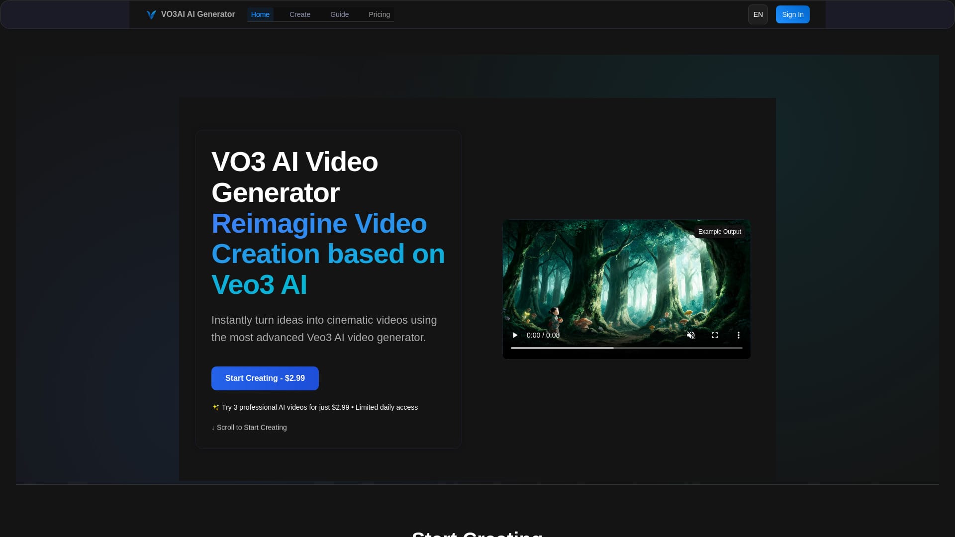 VO3 AI logo