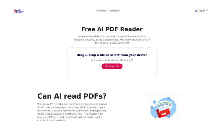 Free Free AI Pdf Reader AI Tool Review