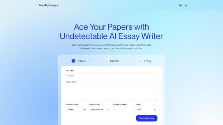 Smart Writemyessay.ai AI Tool Review