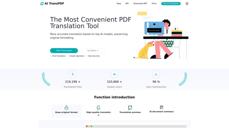 Trending AI Transpdf AI Tool Review