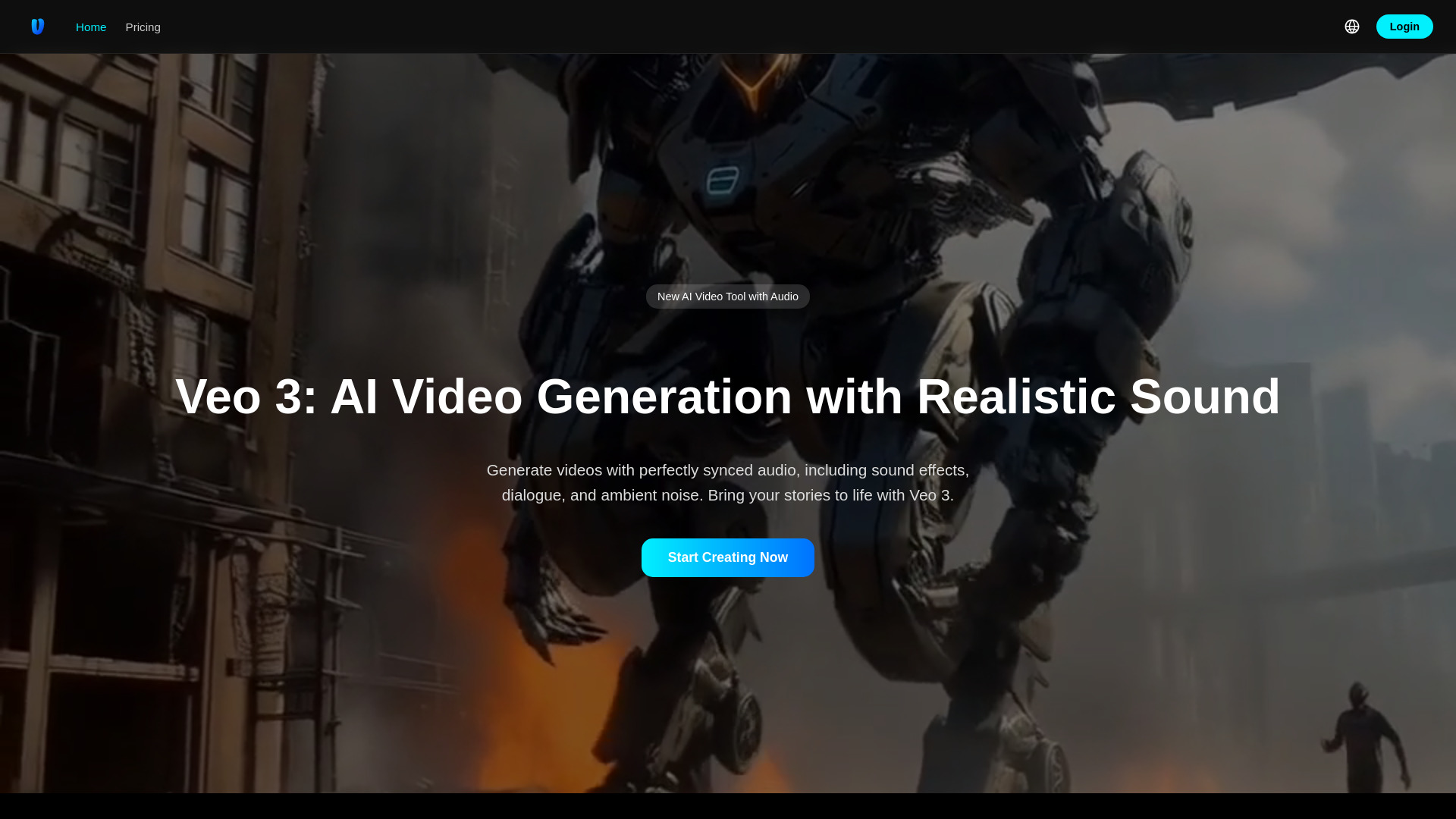 Veo 3 video generator logo