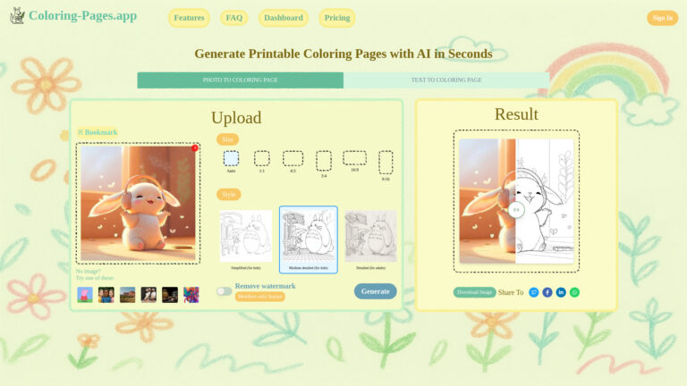 Trending Coloring AI Tool Review