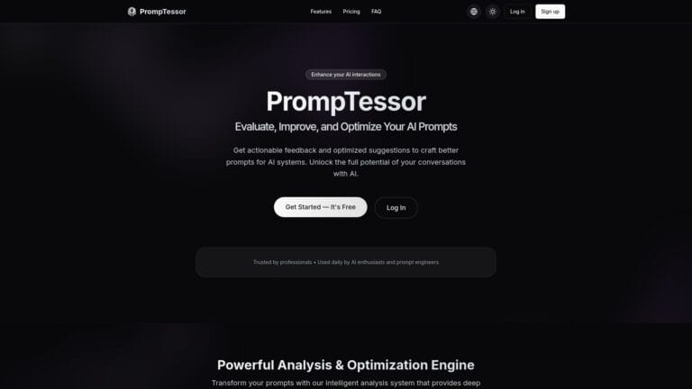 Popular Promptessor AI Tool Review