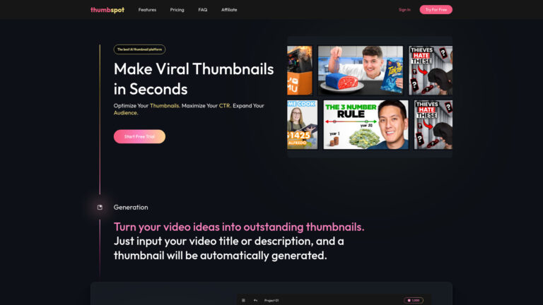 Powerful Thumbspot AI Tool Review