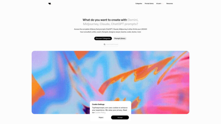 Powerful Topfreeprompts.com AI Tool Review