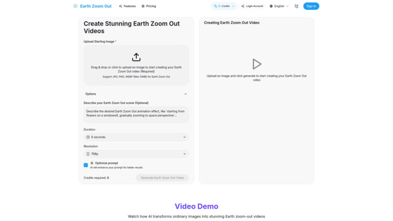 Popular Earth Zoom Out AI AI Tool Review