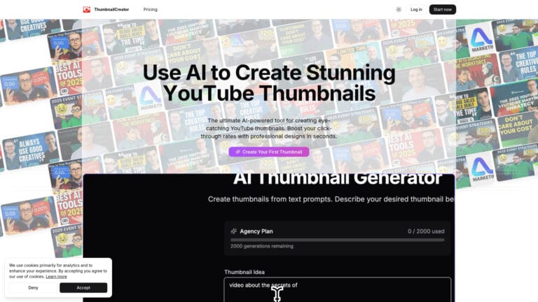 Free Thumbnailcreator.com AI Tool Review