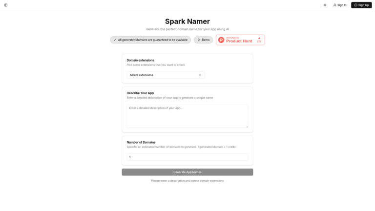 Best Spark Namer AI Tool Review