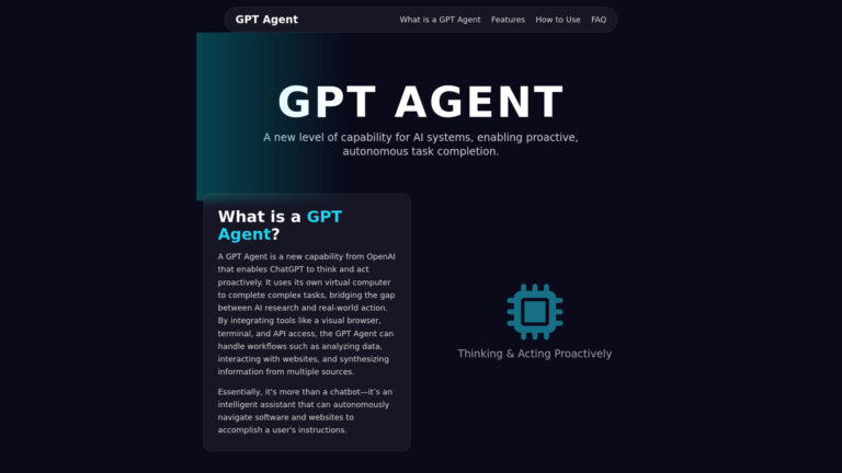 Innovative Gpt Agent AI Tool Review
