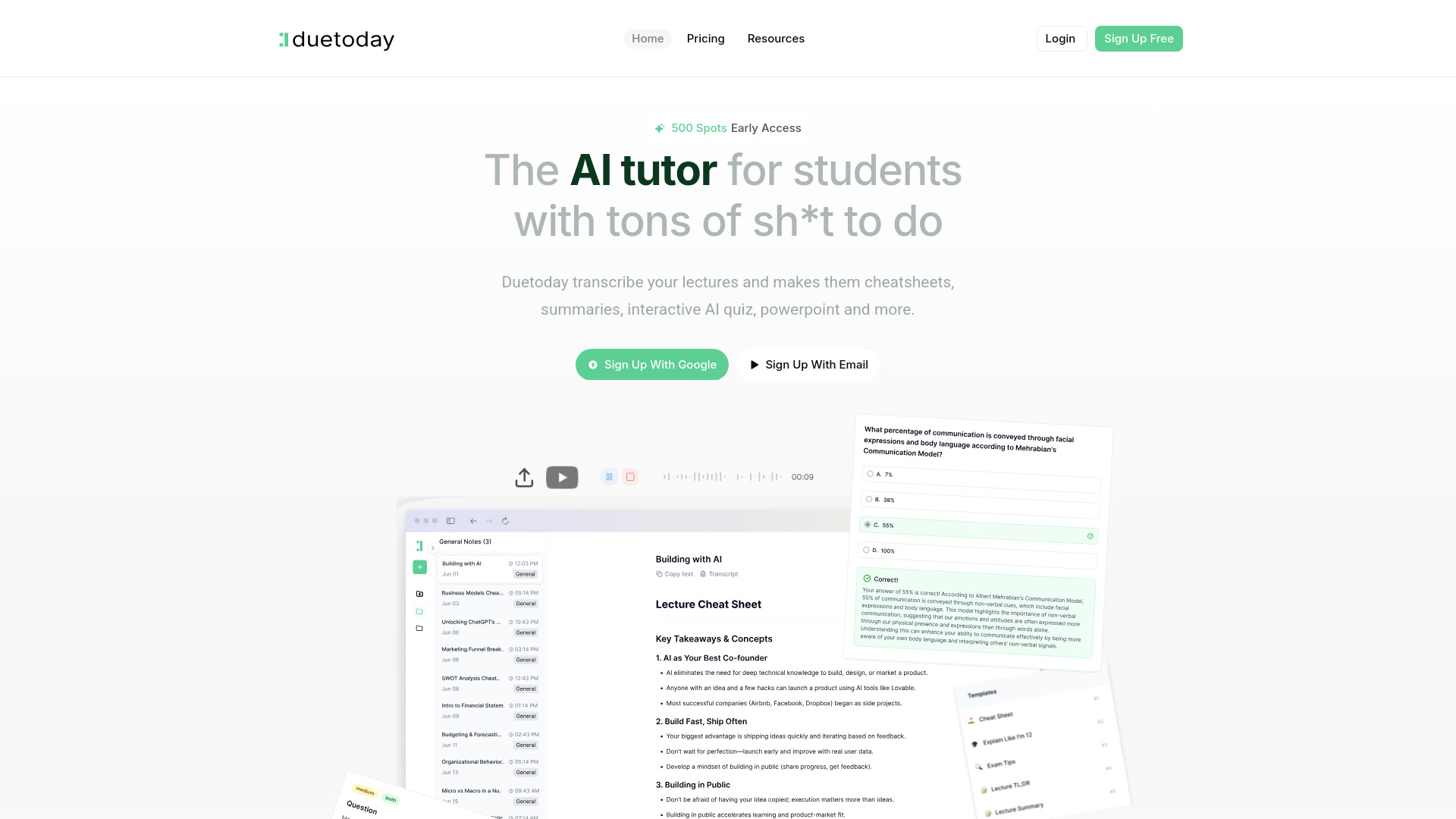 Duetoday