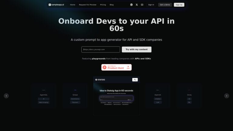 New Sampleapp.ai AI Tool Review
