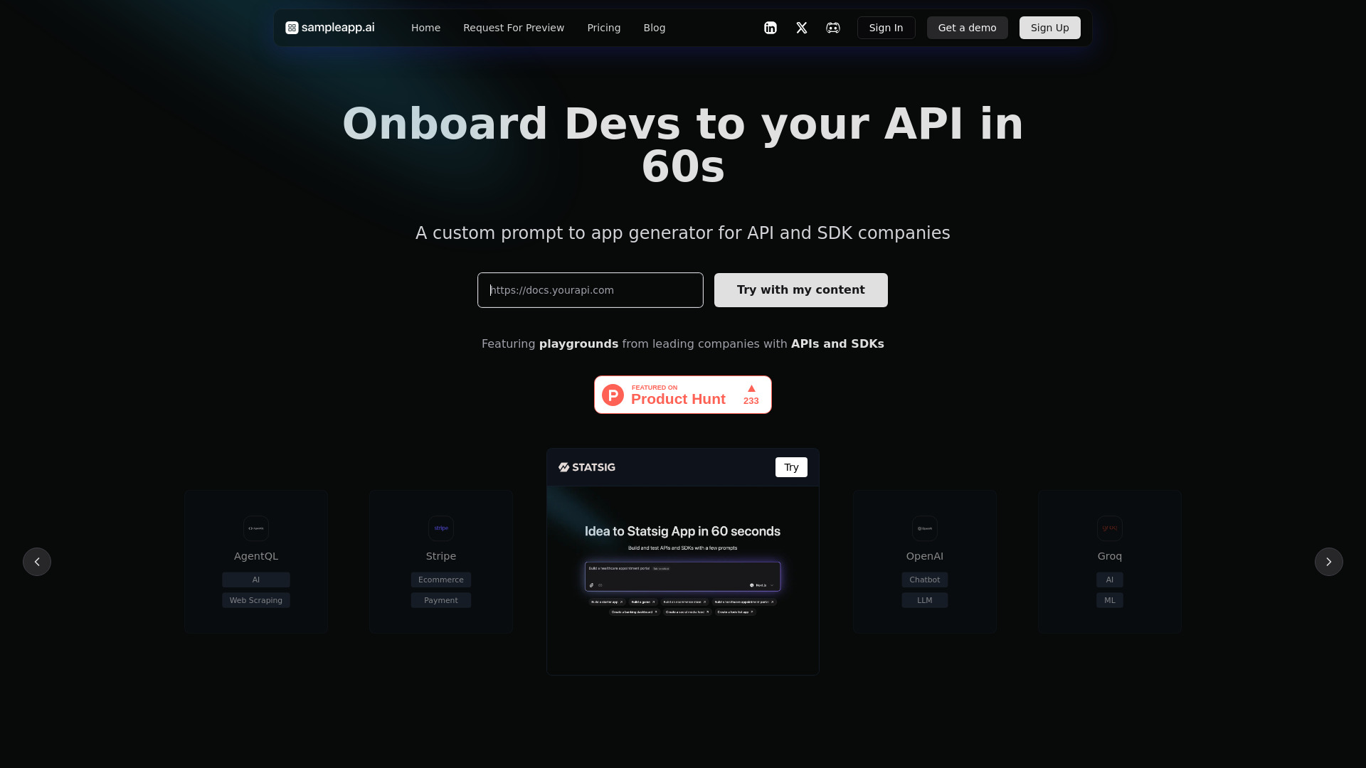 SampleApp.ai logo