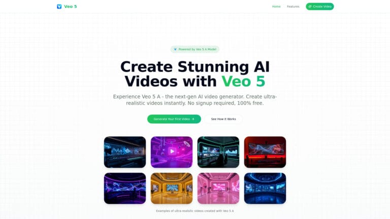Powerful Veo 5 AI AI Tool Review