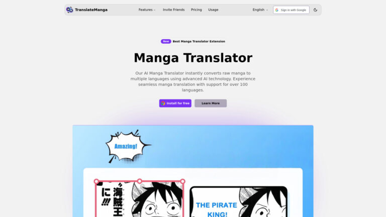 Best Translatemanga AI Tool Review