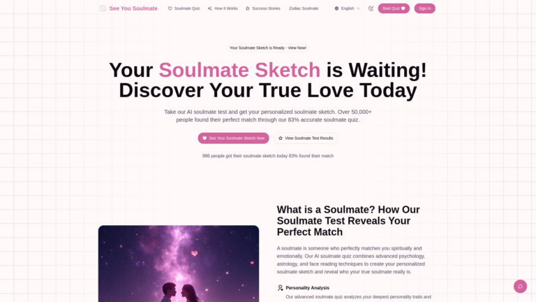 Top See Your Soulmate AI Tool Review