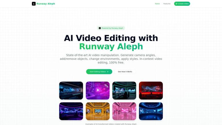 Powerful Runway Aleph AI Tool Review