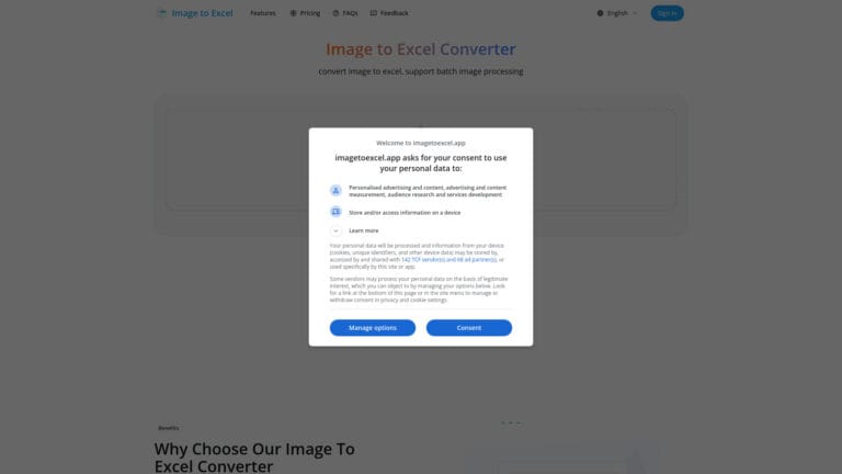 Advanced Image To Excel AI Tool Review