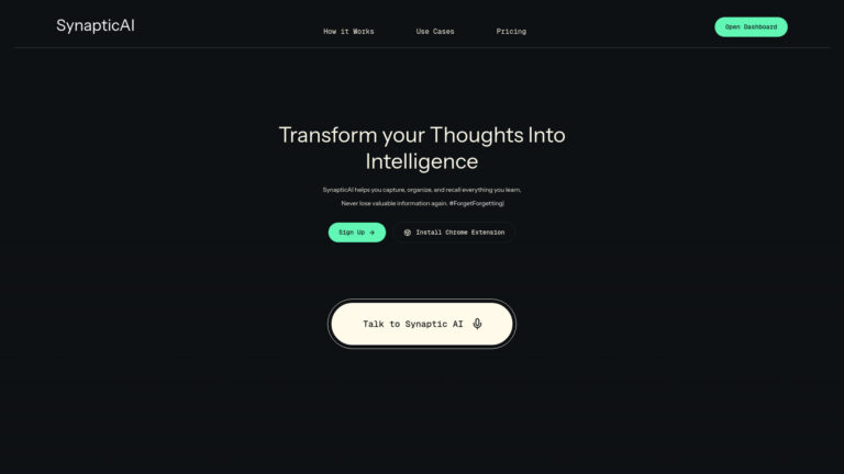 Top Synapticai AI Tool Review