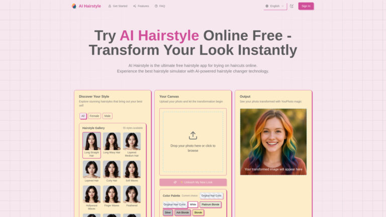Trending AI Hairstyle AI Tool Review