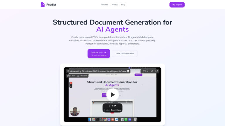 Advanced Peedief AI Tool Review