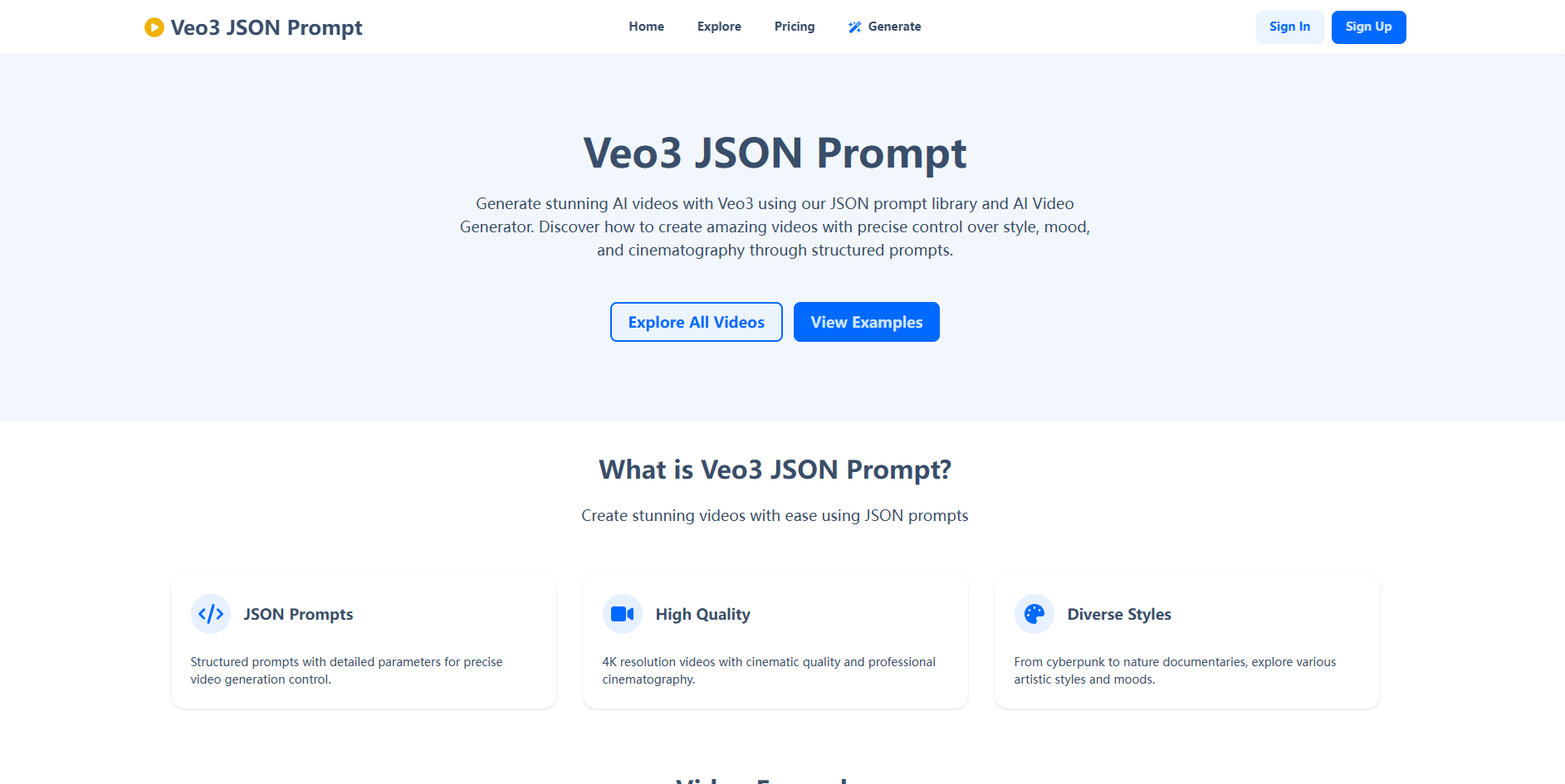Veo3 JSON Prompt