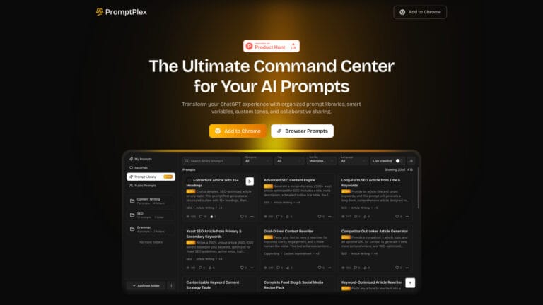 Trending Promptplex AI Tool Review