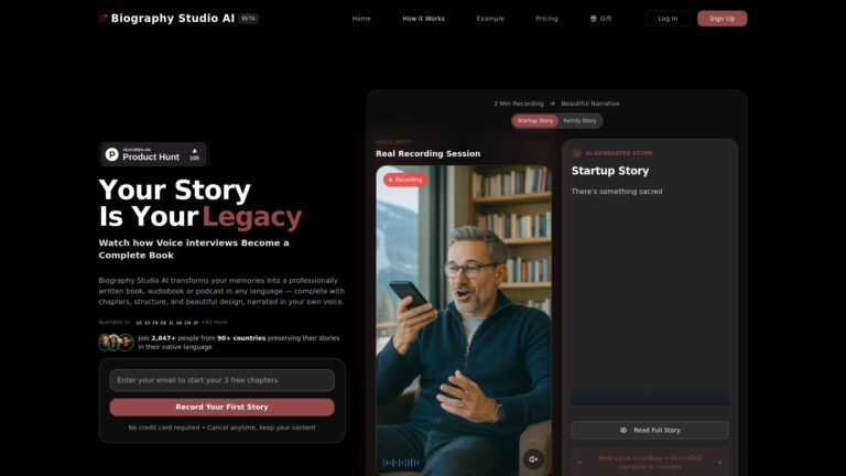 Best Biography Studio AI AI Tool Review