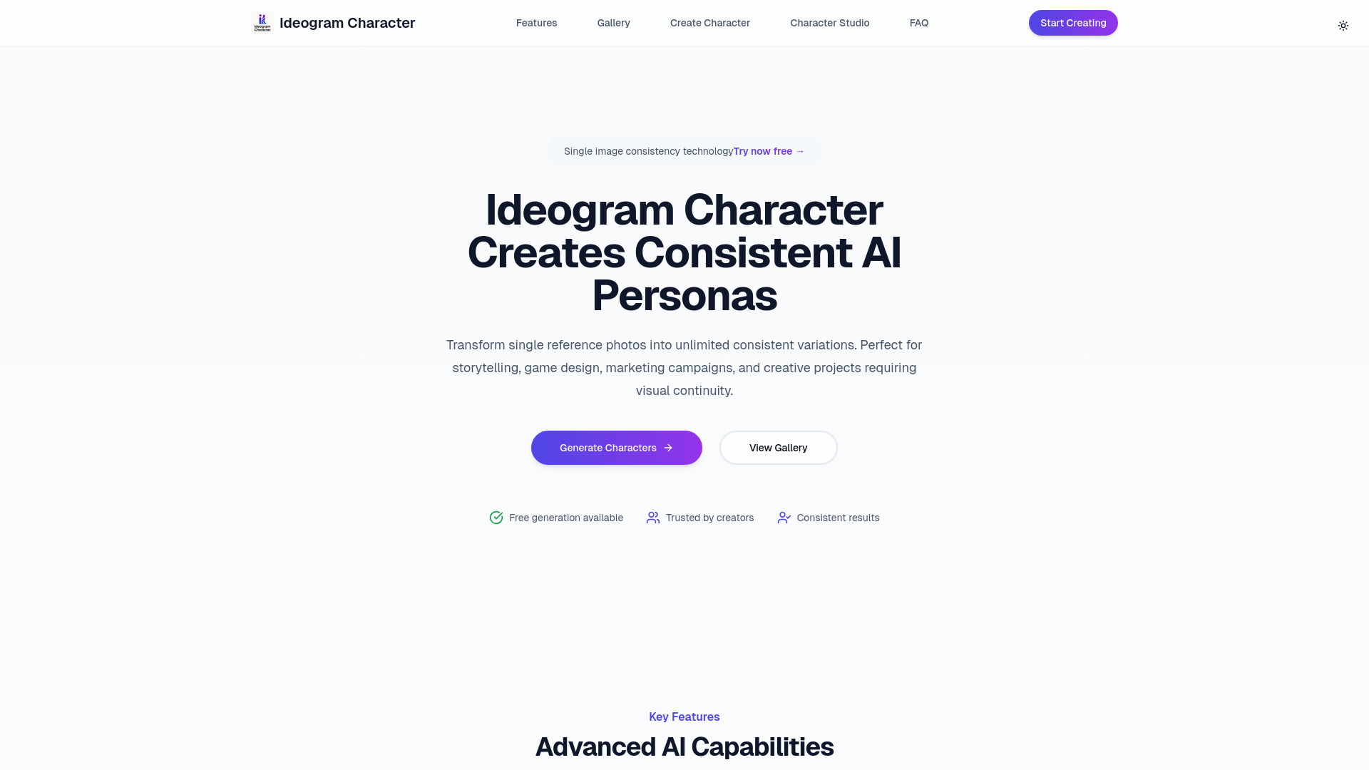 Ideogram Character logo