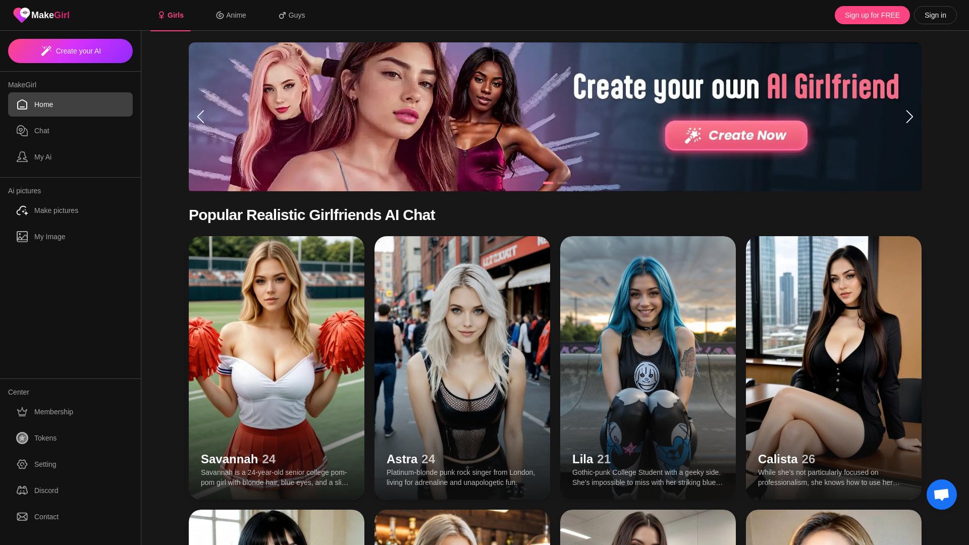 MakeGirl logo