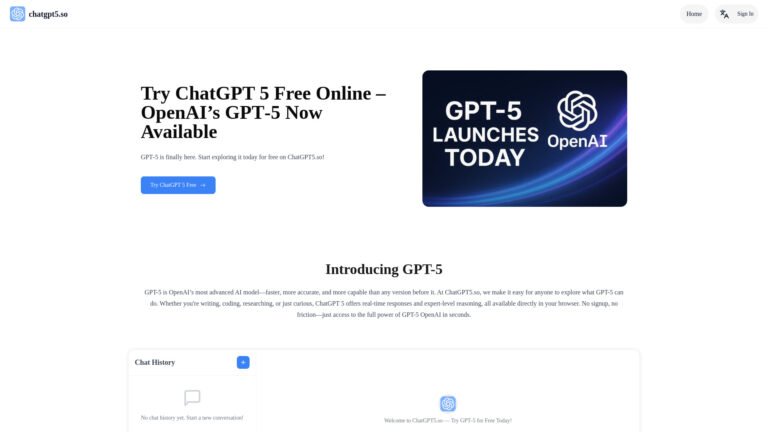 New Chatgpt5.so AI Tool Review