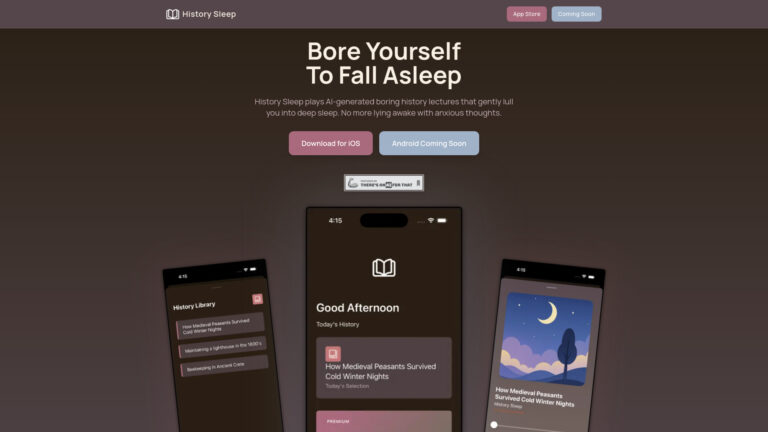 Best History Sleep AI Tool Review