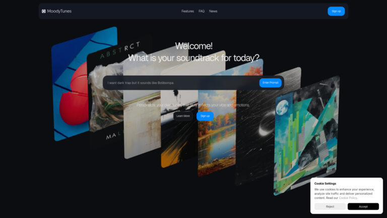 Innovative Moodytunes AI Tool Review