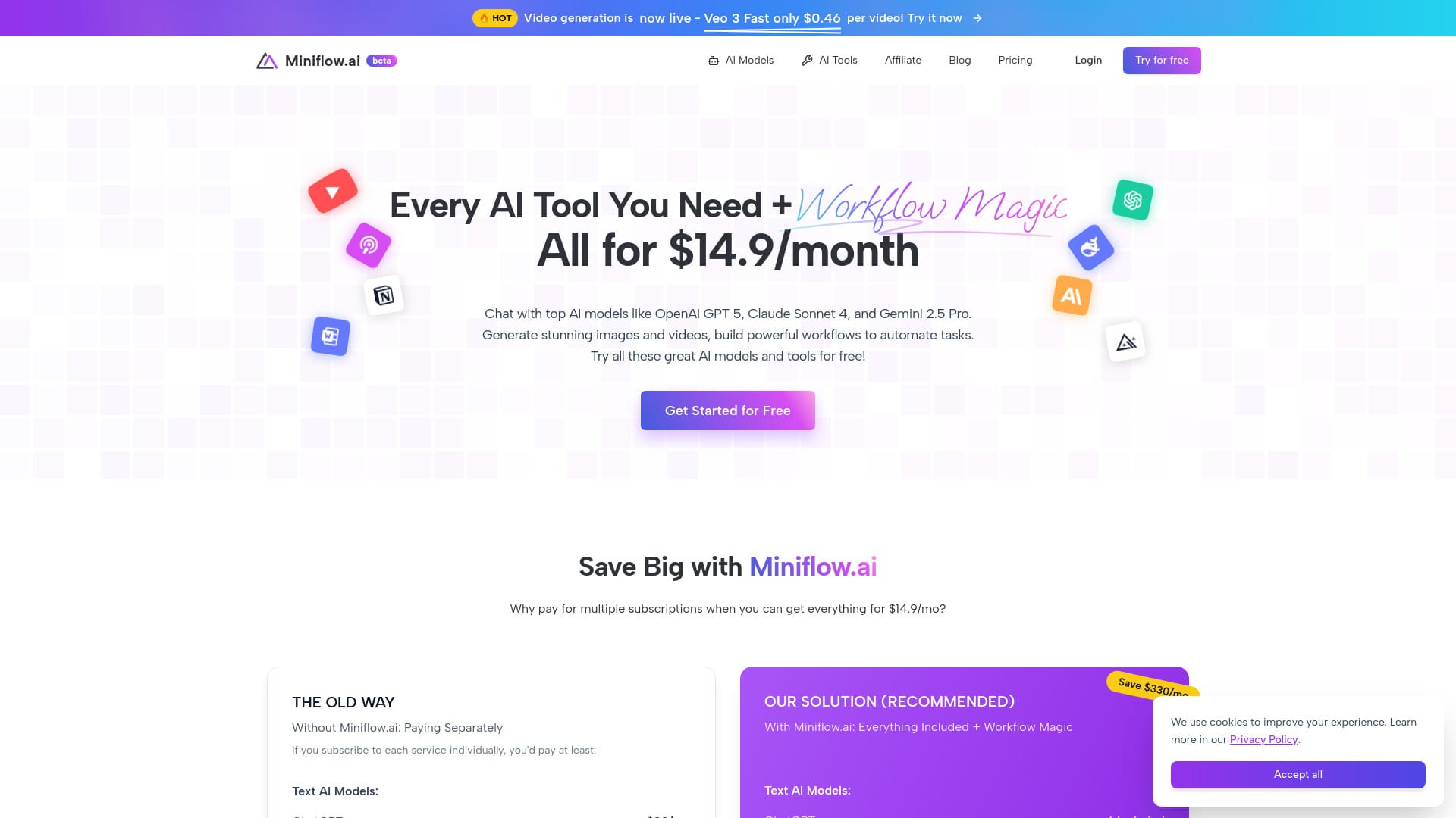 Miniflow.ai logo