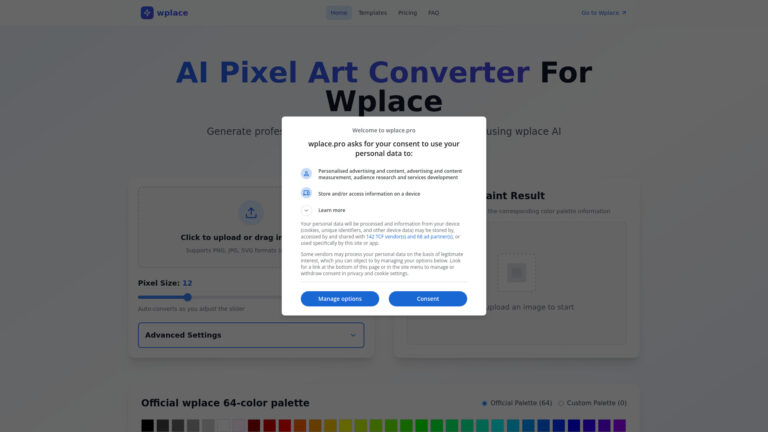 Best AI Pixel Art Converter For Wplace AI Tool Review