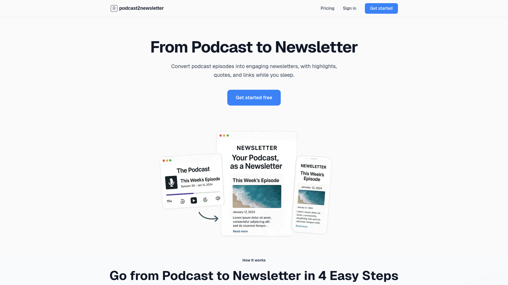 Podcast 2 Newsletter logo