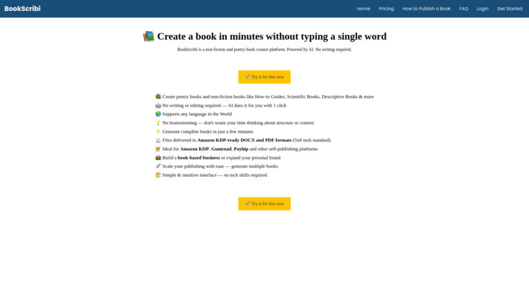 Top Bookscribi AI Tool Review