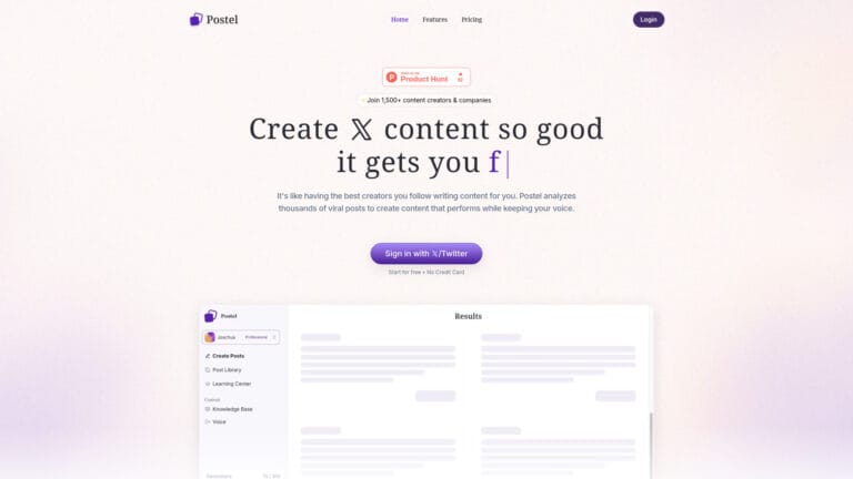 New Postel AI Tool Review