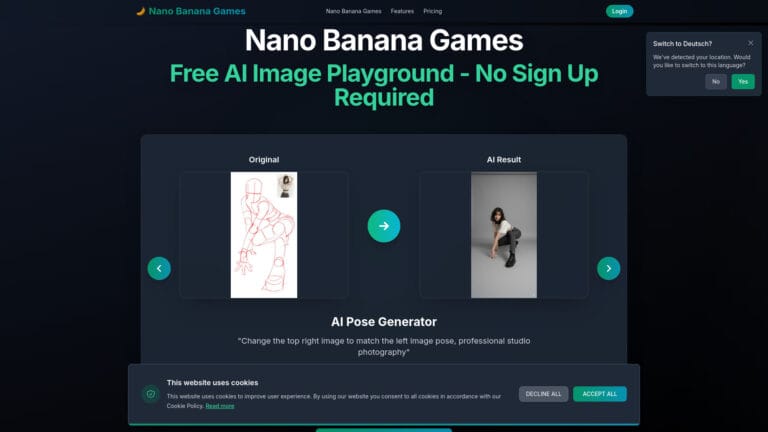 Free Nano Banana Games AI Tool Review