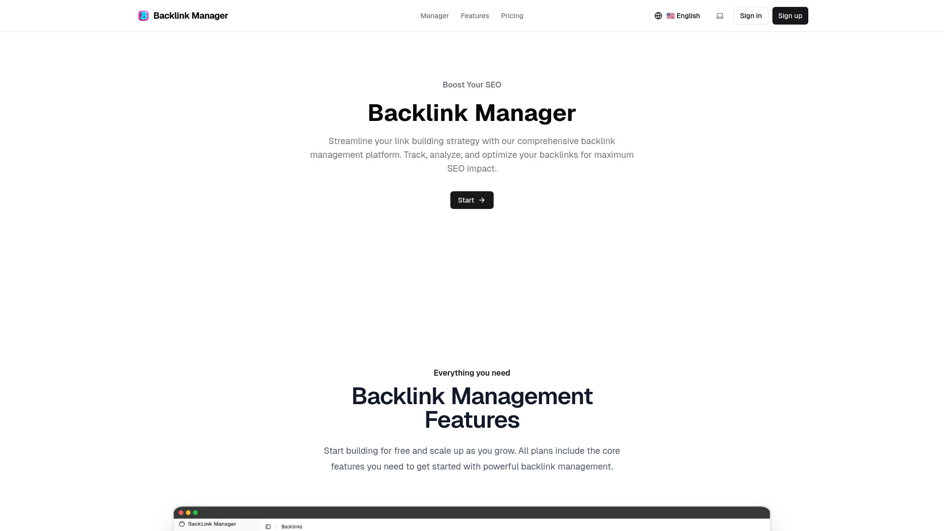 Backlink Manager logo