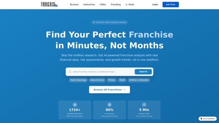 Best Franchise.fyi AI Tool Review