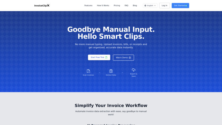 Innovative Invoiceclip AI Tool Review