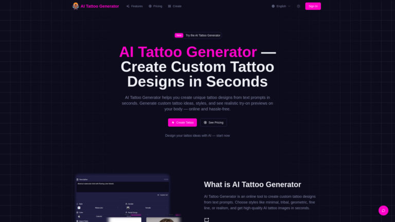 Powerful Tattooai AI Tool Review