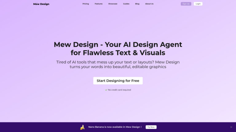 Advanced Mew Design AI Tool Review
