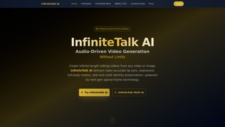 Advanced Infinitetalk AI AI Tool Review