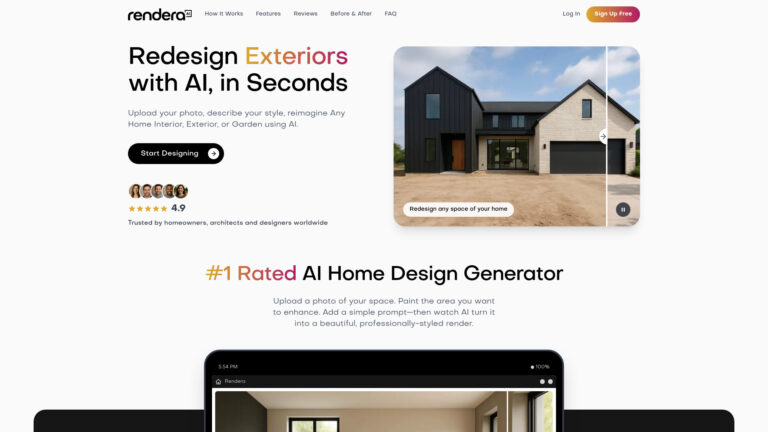 Popular Rendera.ai AI Tool Review